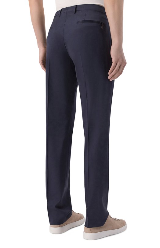 Шерстяные брюки Berwich ZIP/1/ZG1456X Синий  ZIP/1/ZG1456X Фото 4