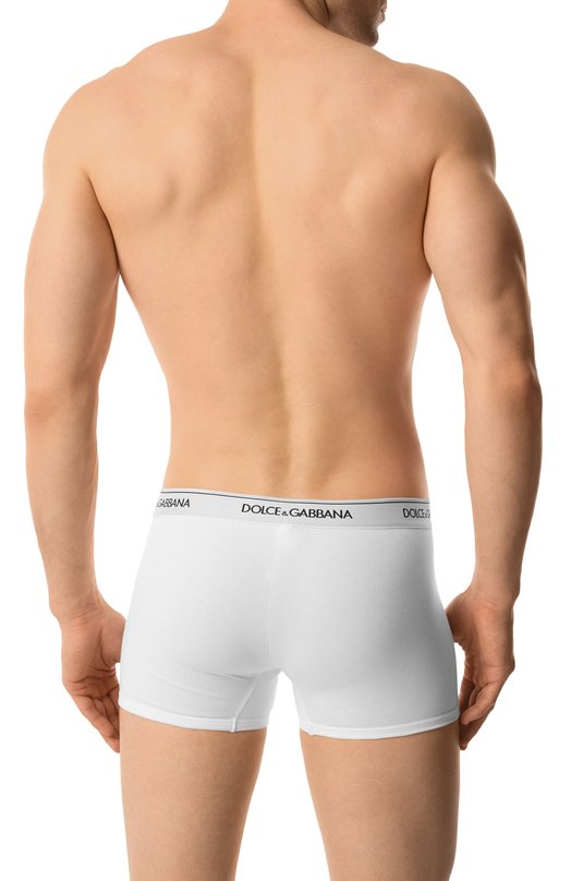 Комплект из двух боксеров Dolce & Gabbana M9C07J/0NN95 Белый  M9C07J/0NN95 Фото 3