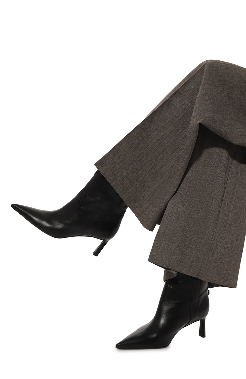 Кожаные ботильоны sr guadalupe 60 SERGIO ROSSI черного цвета по цене 87550 руб., арт. B07750/MNAN07, фото 3 Кожаные ботильоны sr guadalupe 60 SERGIO ROSSI, арт. B07750/MNAN07, фото 3