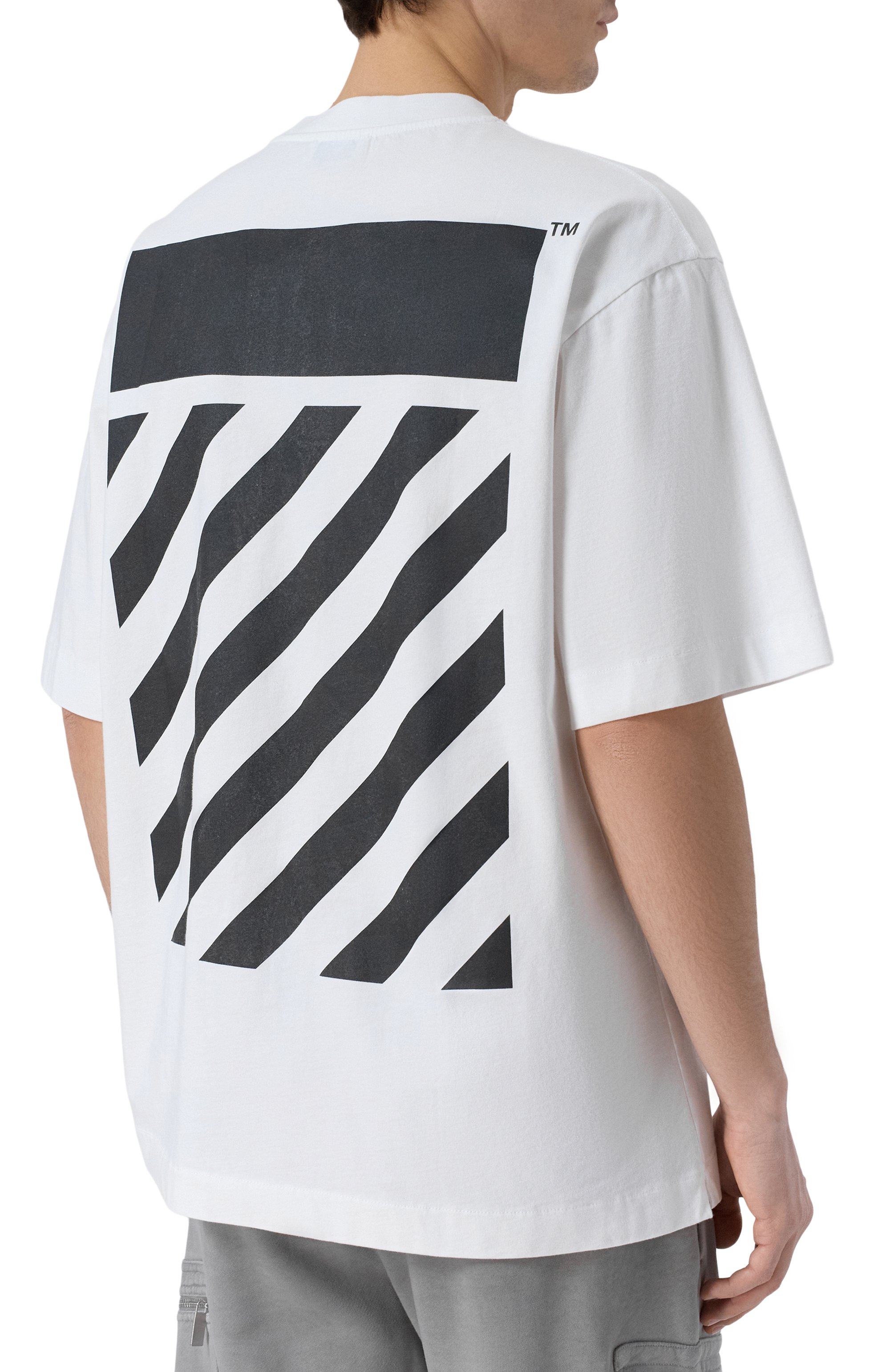 Хлопковая футболка OFF-WHITE, арт. 0MAA120F25JER00N, фото 4