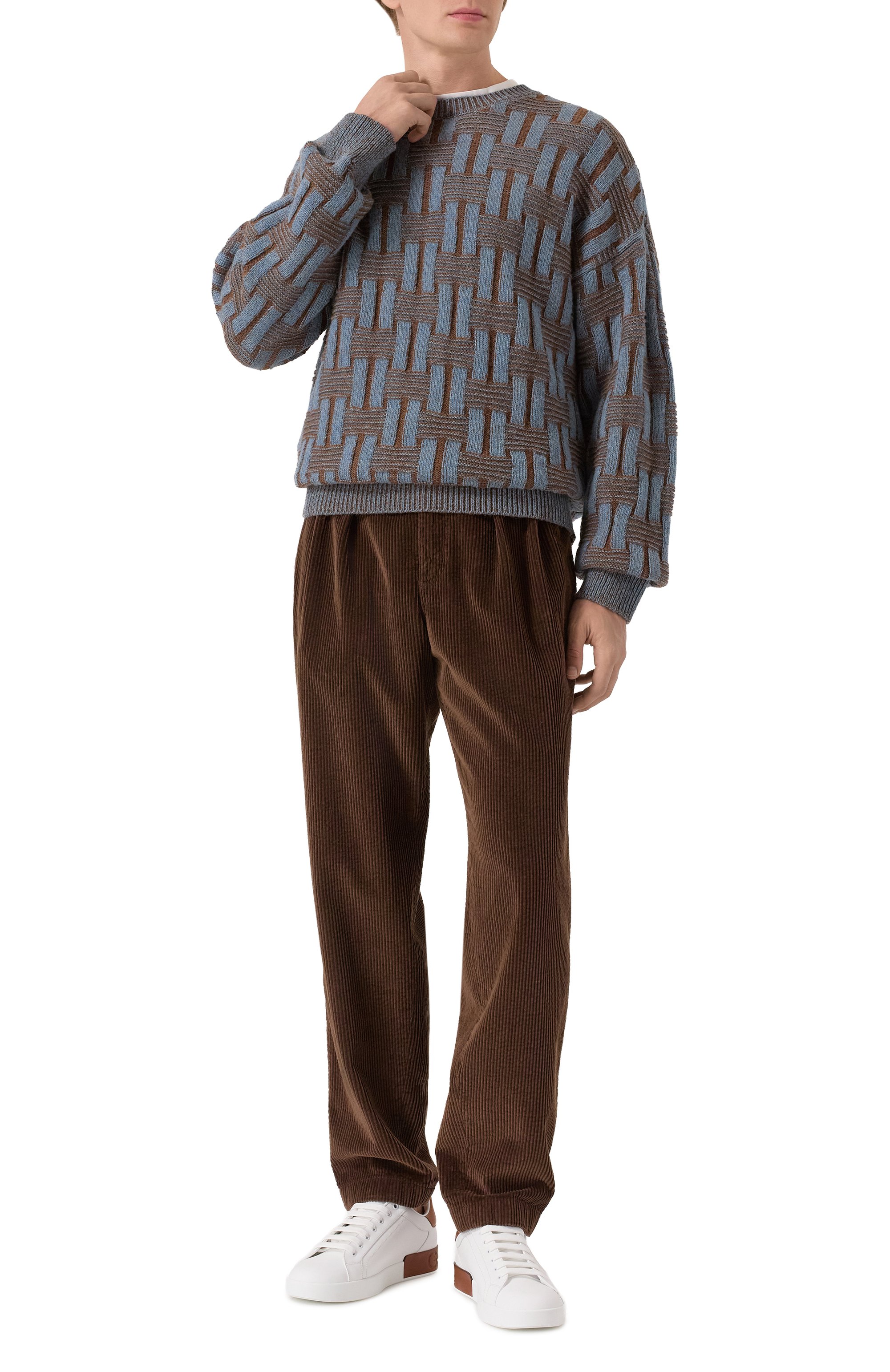 Вельветовые брюки DOLCE & GABBANA, арт. GP13XT/G8NN6, фото 2