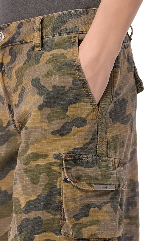 Хлопковые брюки-карго Ksubi WPS26PA011 Хаки  WPS26PA011 Фото 5