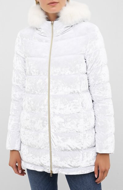 Пуховик с отделкой мехом HERNO, арт. PI061DR/15357S, фото 3