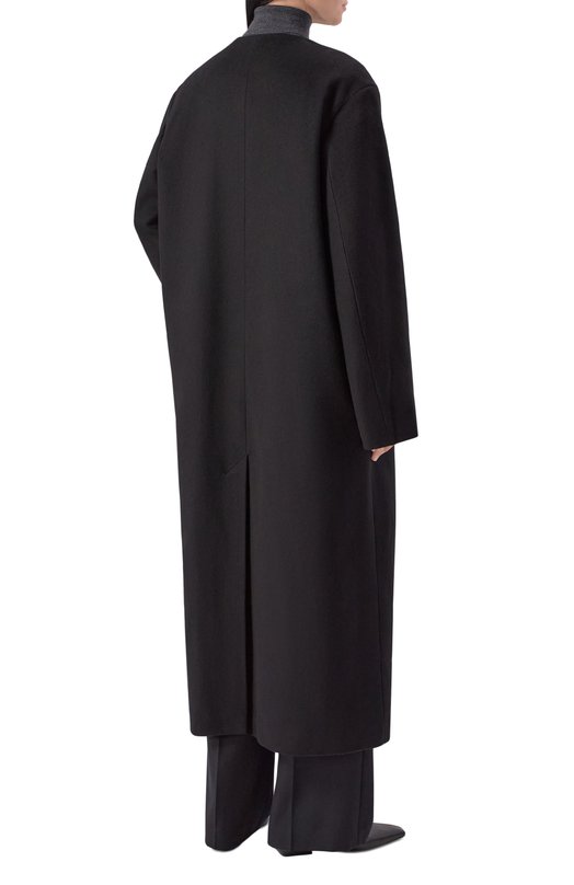 Пальто из шерсти и кашемира Agreeg 14010478 Чёрный  14010478 Фото 4