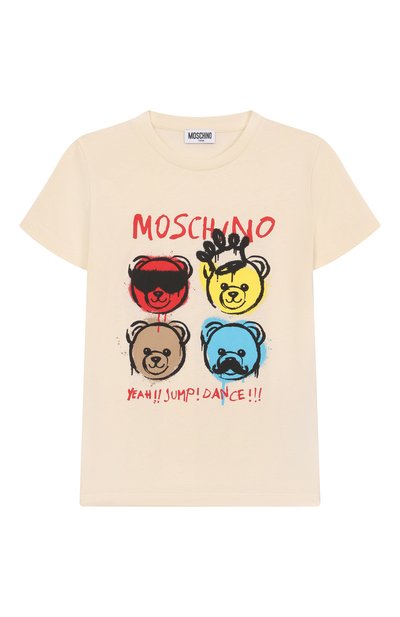 Хлопковая футболка MOSCHINO, арт. HSM058/LAA20/10-14