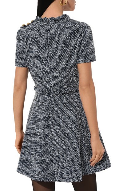 Твидовое платье VALENTINO, арт. 5B3VAAE58SB, фото 4