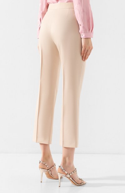 Шерстяные брюки STELLA MCCARTNEY бежевого цвета по цене 53350 руб., арт. 529866/SY704, фото 4 Шерстяные брюки STELLA MCCARTNEY, арт. 529866/SY704, фото 4