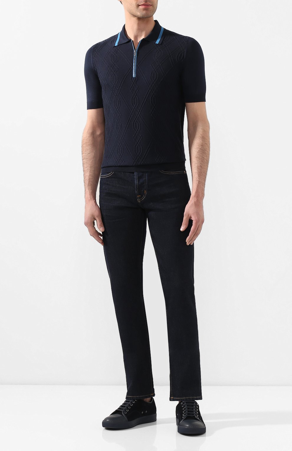 Шелковое поло ZILLI, арт. MBT-PZ422-FUTC1/MC03/AMIS, фото 2