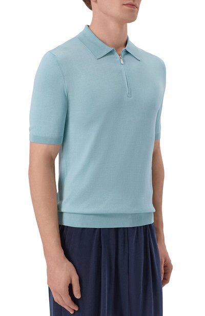 Шелковое поло GRAN SASSO, арт. 43166/23503, фото 3