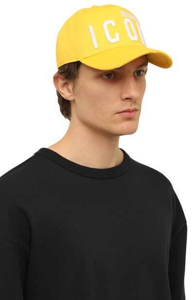 Хлопковая бейсболка icon DSQUARED2, арт. BCM0412 05C00001, фото 2