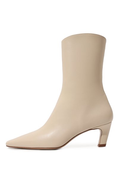 Кожаные ботильоны kay MATTIA CAPEZZANI кремового цвета по цене 54500 руб., арт. W360/NAPPA, фото 4 Кожаные ботильоны kay MATTIA CAPEZZANI, арт. W360/NAPPA, фото 4