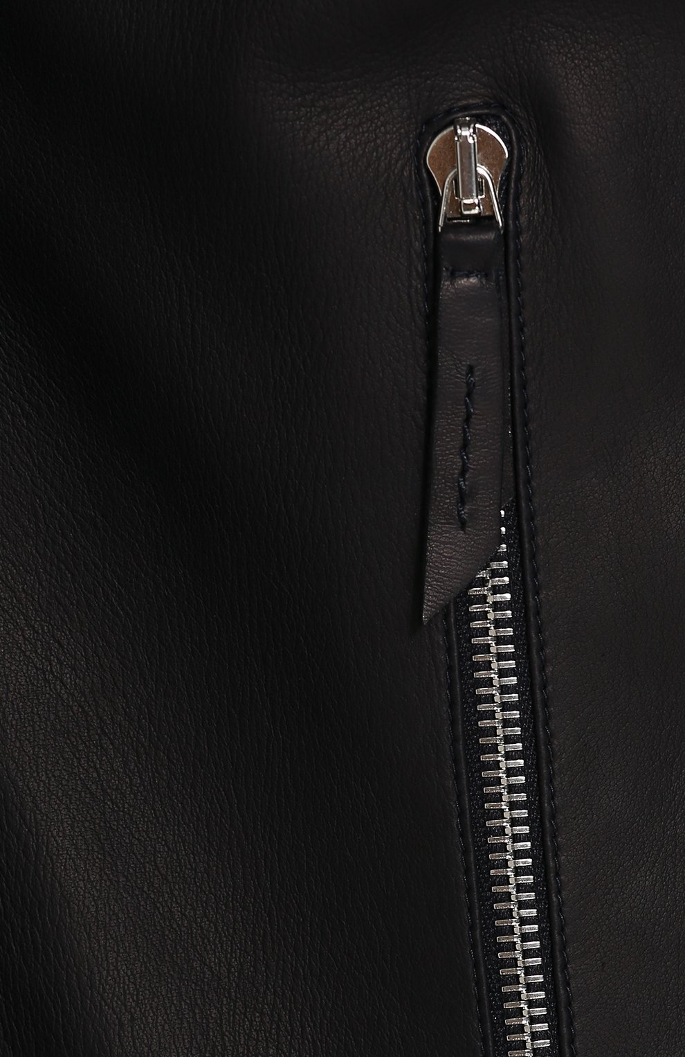 Кожаный бомбер с отложным воротником ANDREA CAMPAGNA, арт. 89900E1652600, фото 5