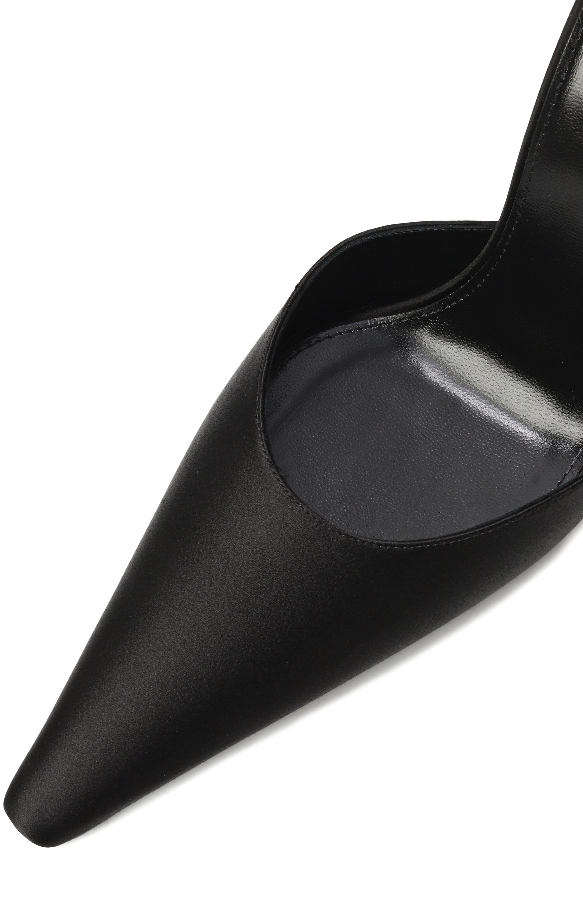 Текстильные мюли doville calypso 110 SAINT LAURENT, арт. 817974/9QNA0, фото 7