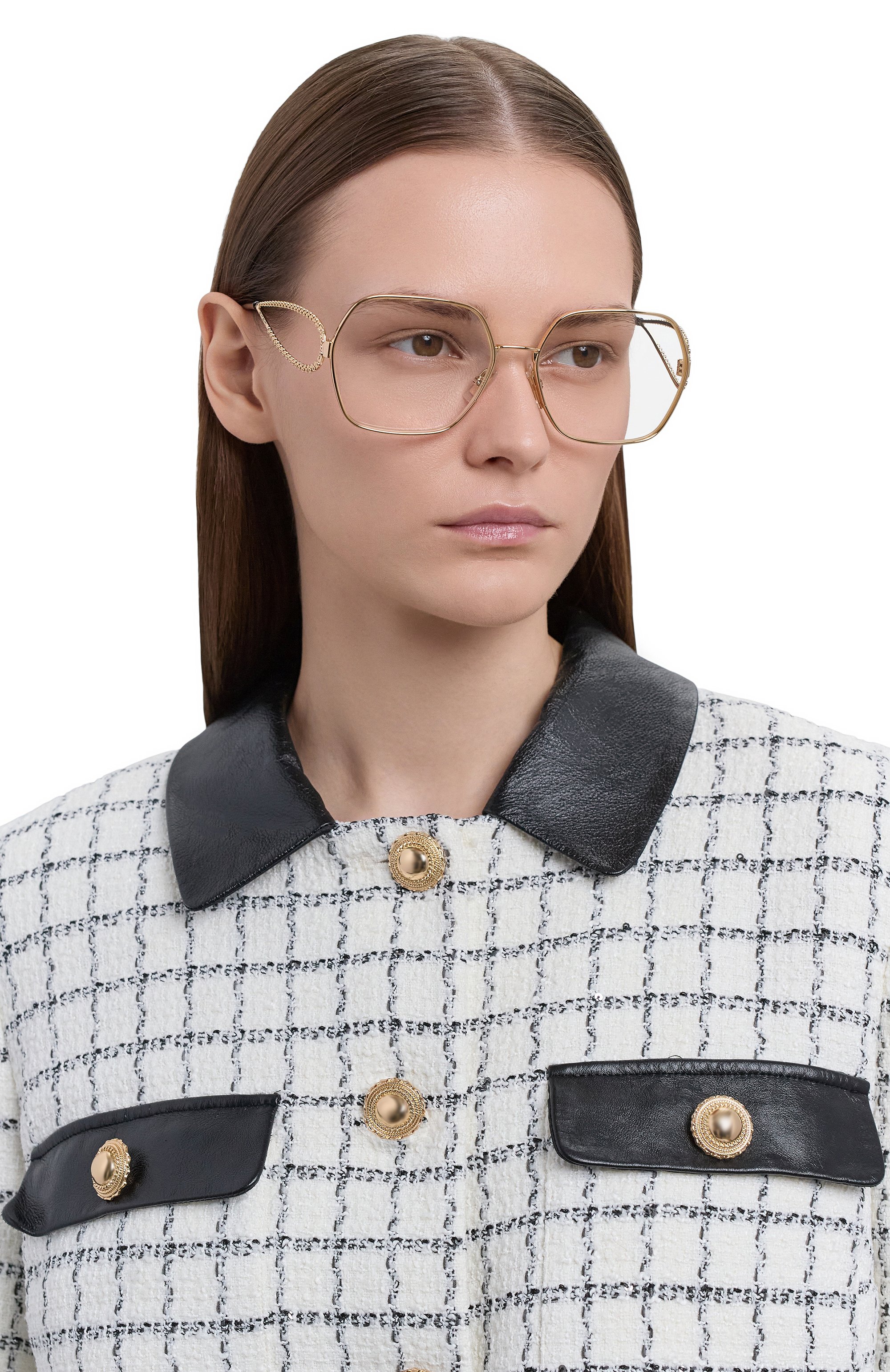 Оправа ETRO золотого цвета по цене 32500 руб., арт. ETR0 0107 000, фото 2 Оправа ETRO, арт. ETR0 0107 000, фото 2