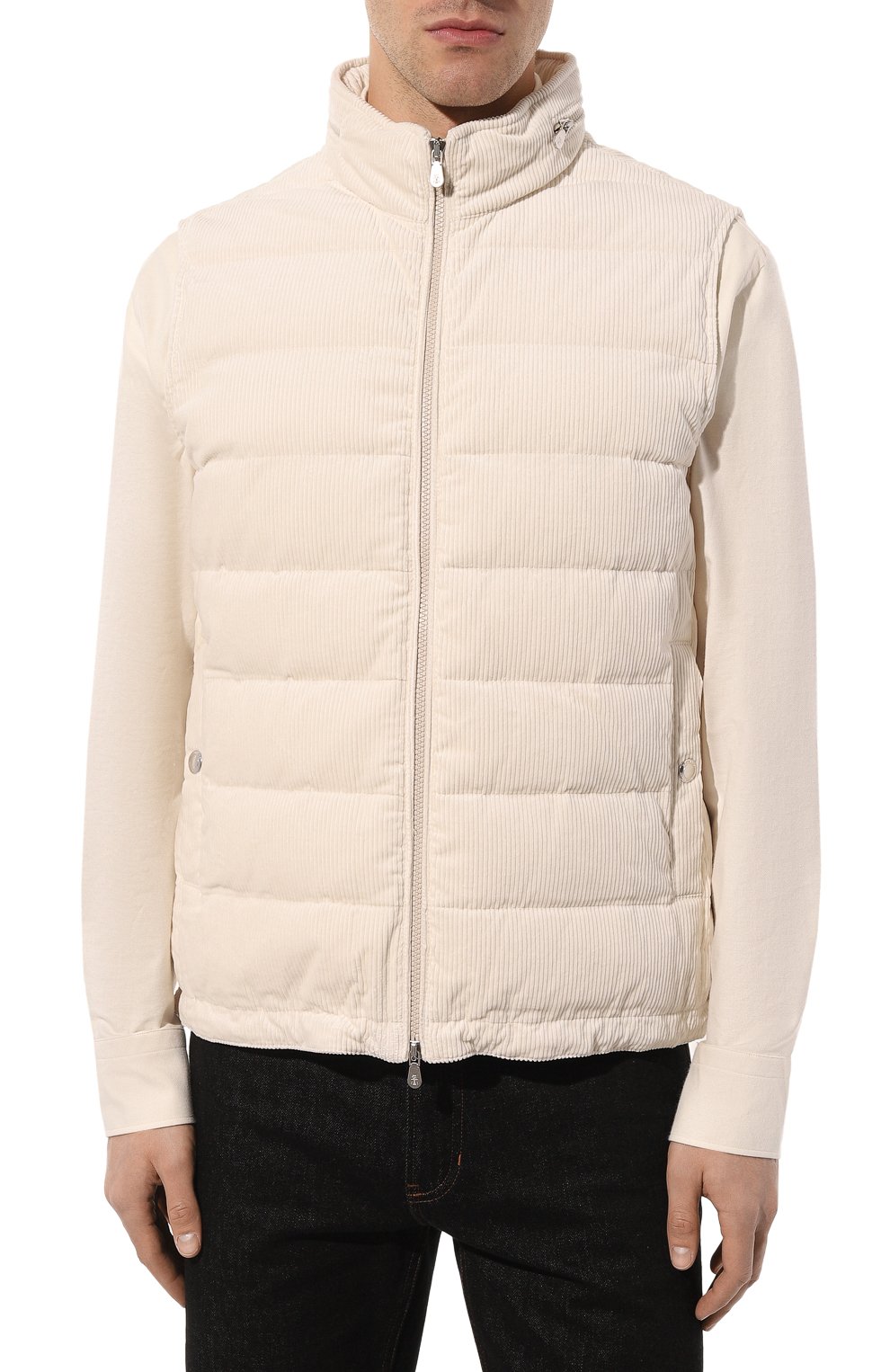 Пуховый жилет из вельвета BRUNELLO CUCINELLI, арт. ML4631714, фото 3