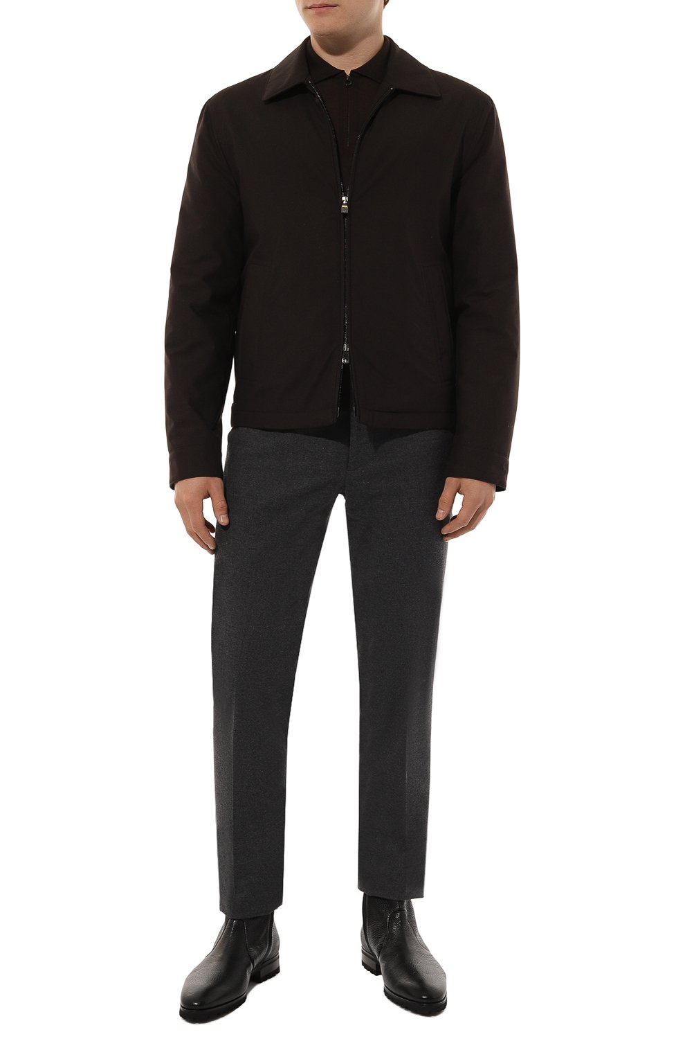 Кожаные сапоги ARTIOLI, арт. 06P012/BIS/S0FT KID/FABRIC 89G, фото 2