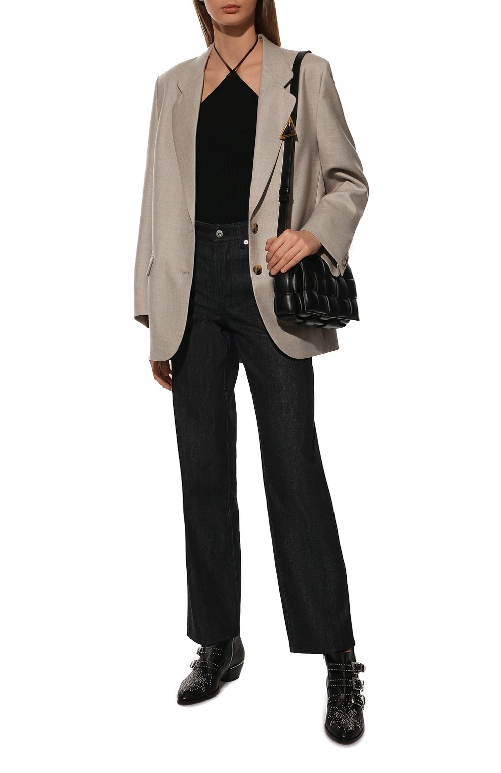 Кожаные казаки susanna CHLOÉ черного цвета по цене 118000 руб., арт. CHC16A13475, фото 2 Кожаные казаки susanna CHLOÉ, арт. CHC16A13475, фото 2