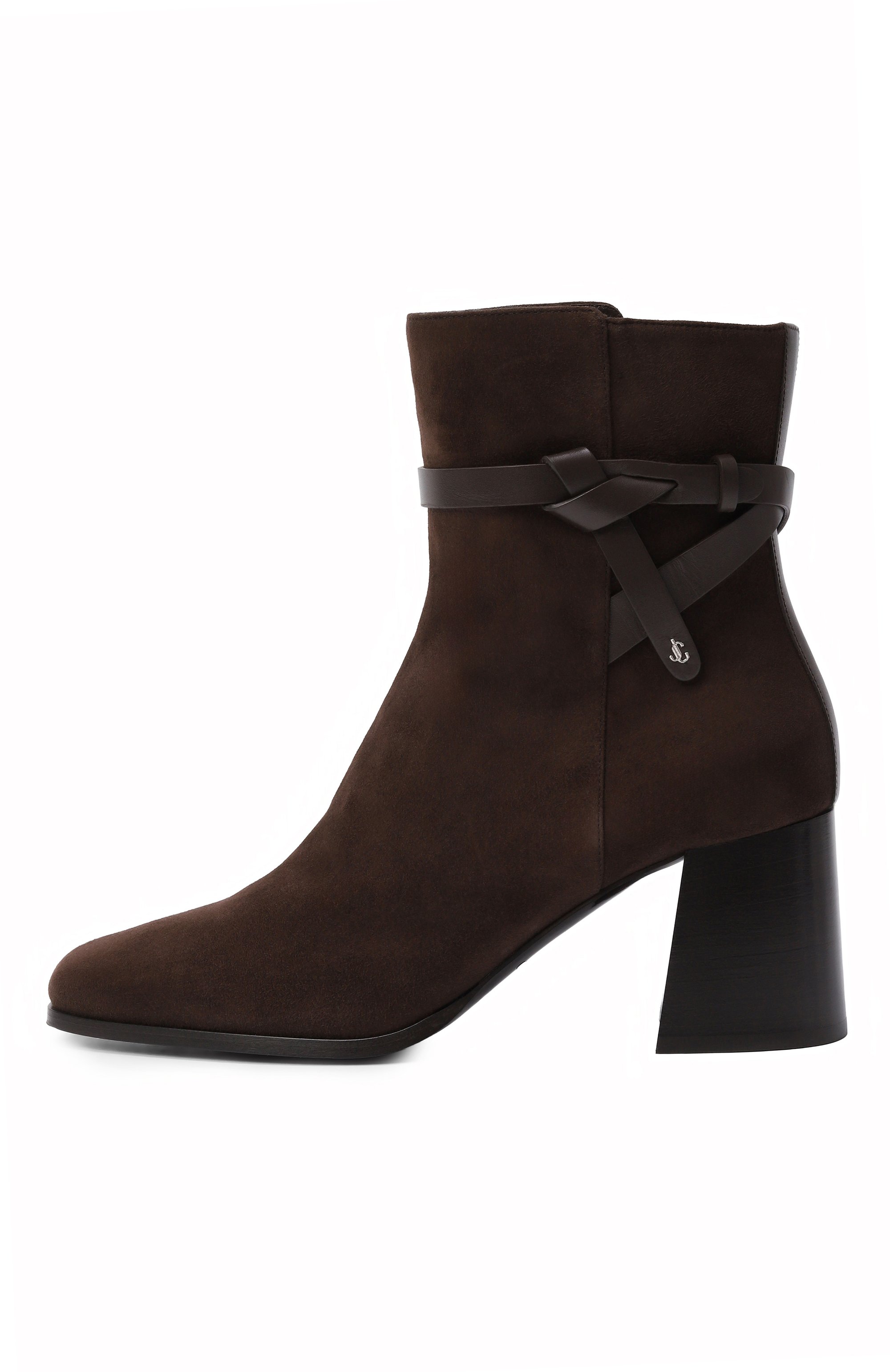 Замшевые ботильоны lawton 65 JIMMY CHOO, арт. LAWT0NAB65ALR, фото 4