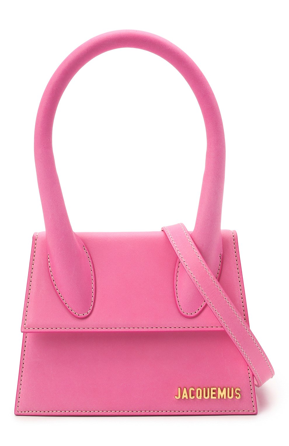 Сумка le chiquito moyen JACQUEMUS розового цвета по цене 63650 руб., арт. 211BA02/304450, фото 6 Сумка le chiquito moyen JACQUEMUS, арт. 211BA02/304450, фото 6
