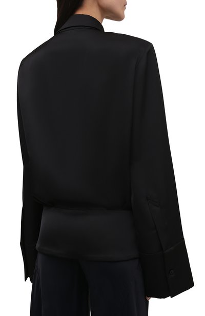 Атласная блузка THE ATTICO, арт. 221WCT97/E020, фото 4