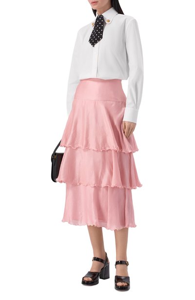 Хлопковая рубашка VALENTINO, арт. 8B3AB8B0/5A6, фото 2