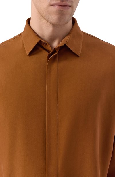 Шелковая рубашка MVST, арт. M26.2PM.B009/F121 SILK P0PELINE, фото 5