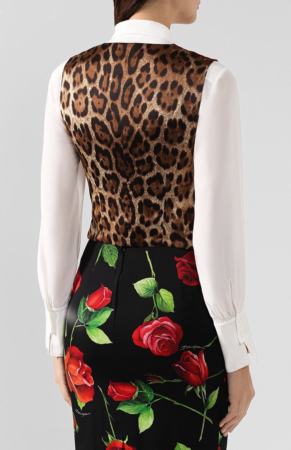 Жилет DOLCE & GABBANA красного цвета по цене 93550 руб., арт. F79H5T/FUWB3, фото 4 Жилет DOLCE & GABBANA, арт. F79H5T/FUWB3, фото 4