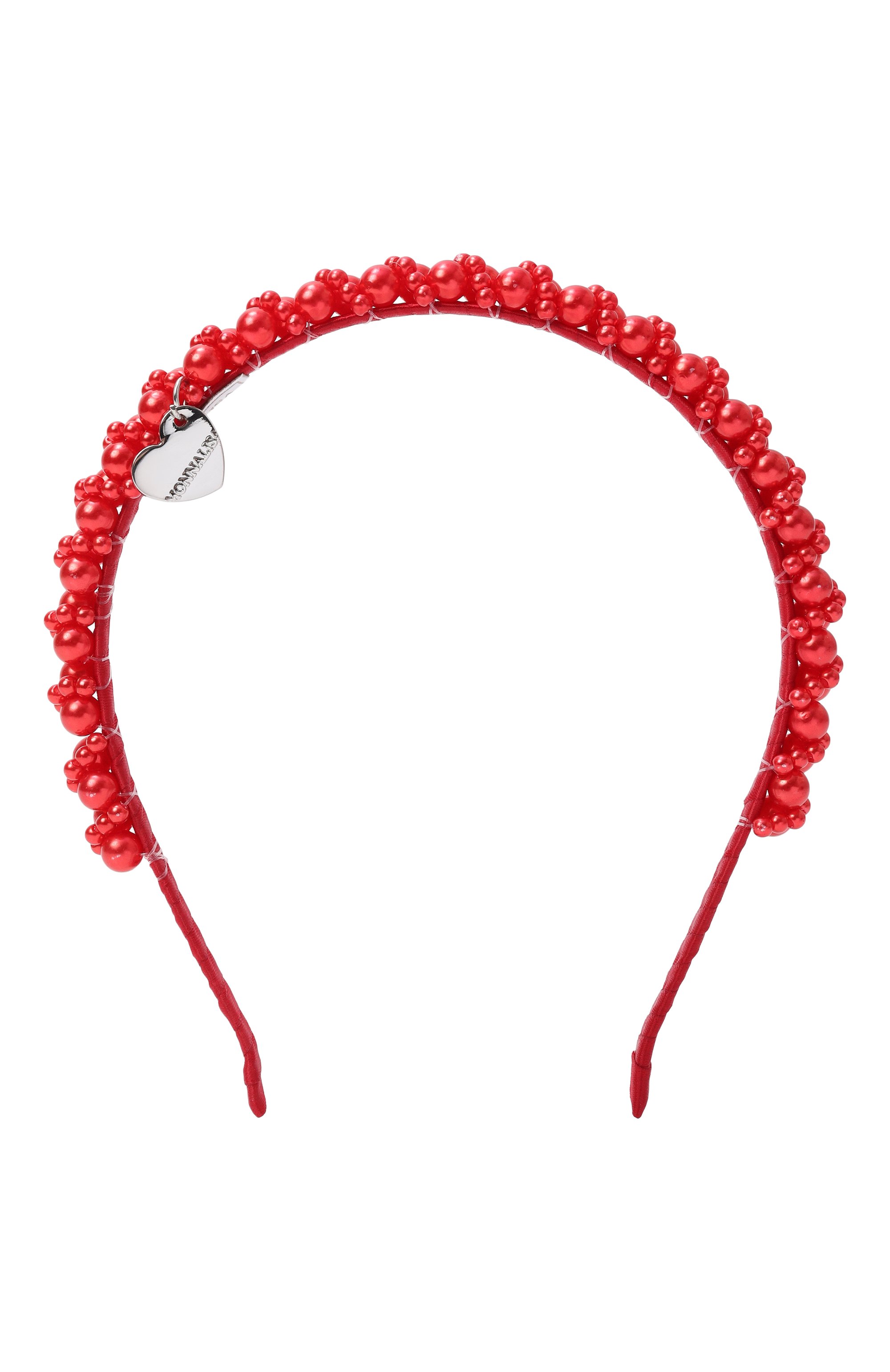 Ободок MONNALISA красного цвета по цене 8800 руб., арт. 17G006, фото 1 Ободок MONNALISA, арт. 17G006, фото 1