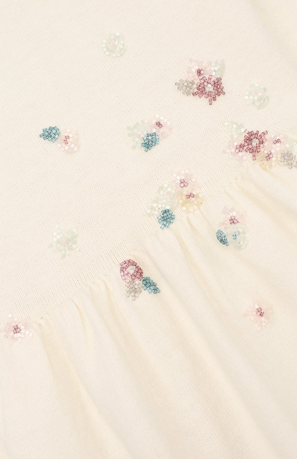 Платье из смеси хлопка и кашемира с вышивкой бисером TARTINE ET CHOCOLAT, арт. TK30011/2A-3A, фото 3