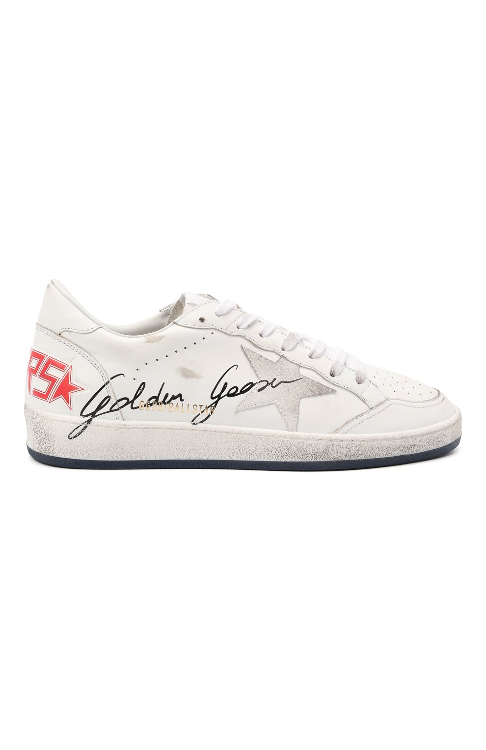 Кожаные кеды ball star GOLDEN GOOSE DELUXE BRAND, арт. GMF00117.F002095, фото 6
