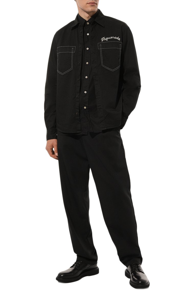 Хлопковая рубашка DSQUARED2, арт. S74DM0738/S35175, фото 1