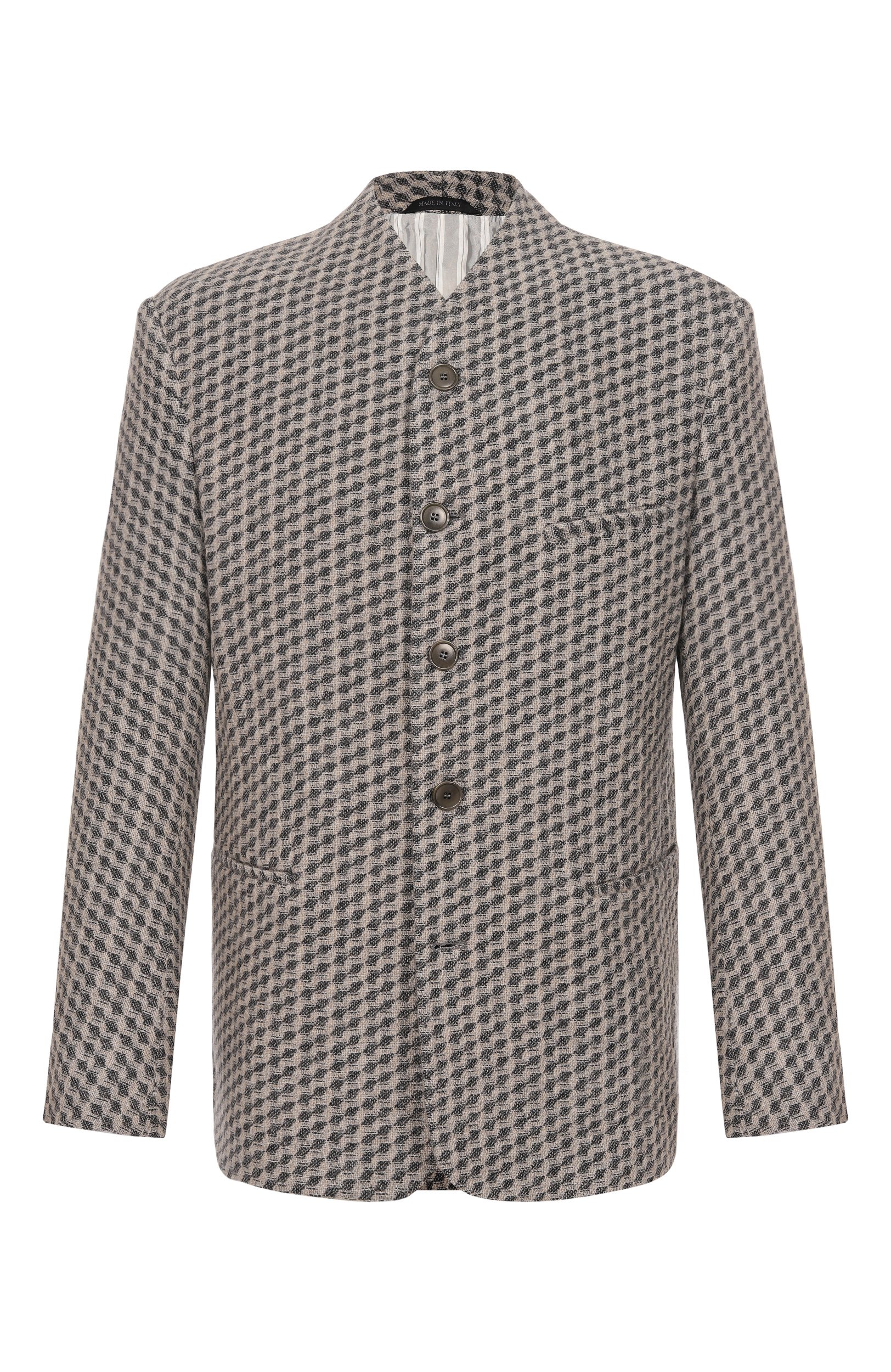 Пиджак из кашемира и шерсти GIORGIO ARMANI серого цвета по цене 496000 руб., арт. GM004464/TE23795, фото 1 Пиджак из кашемира и шерсти GIORGIO ARMANI, арт. GM004464/TE23795, фото 1