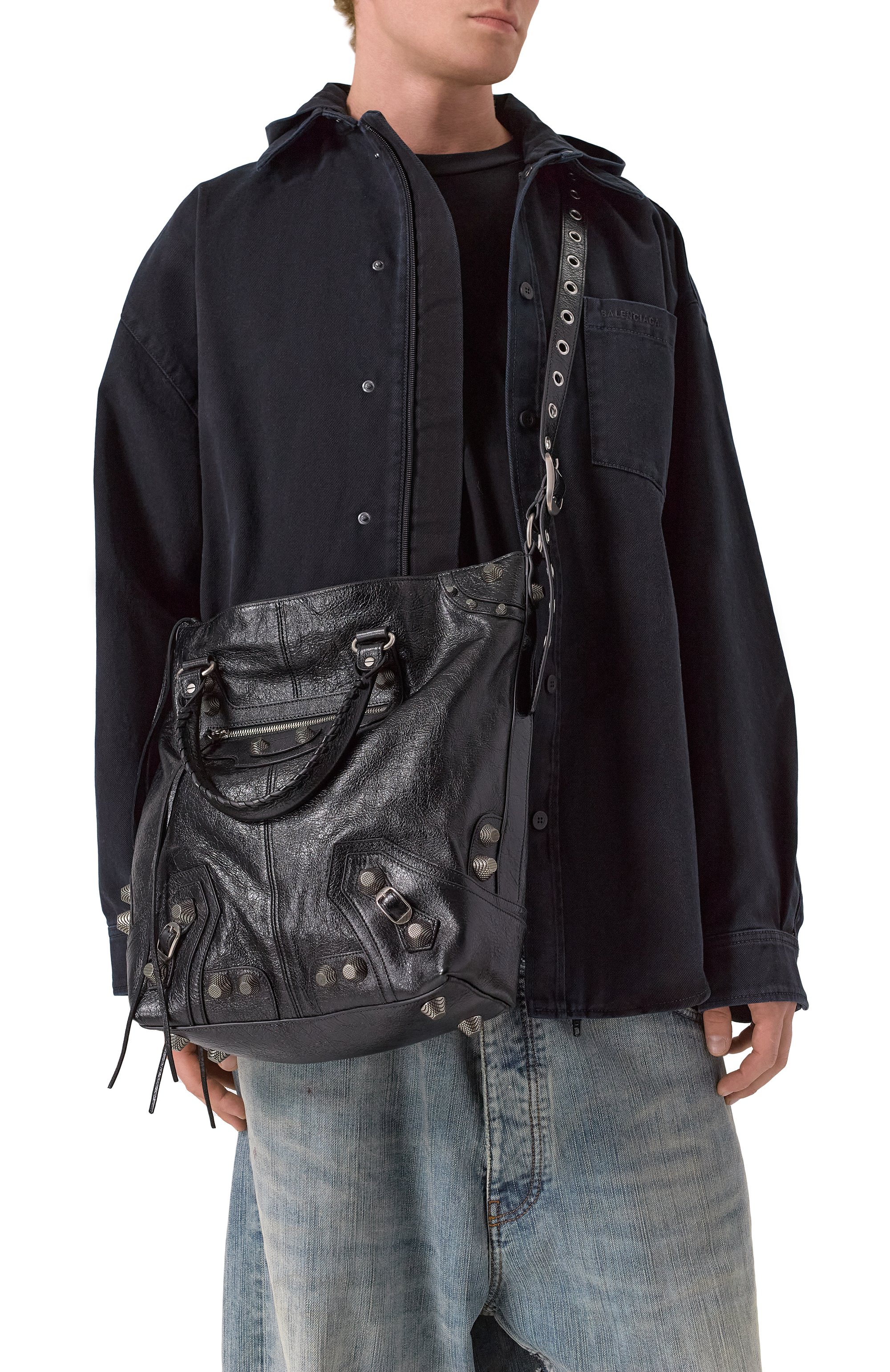 Сумка-тоут le cagole medium BALENCIAGA, арт. 719067/210KR, фото 2