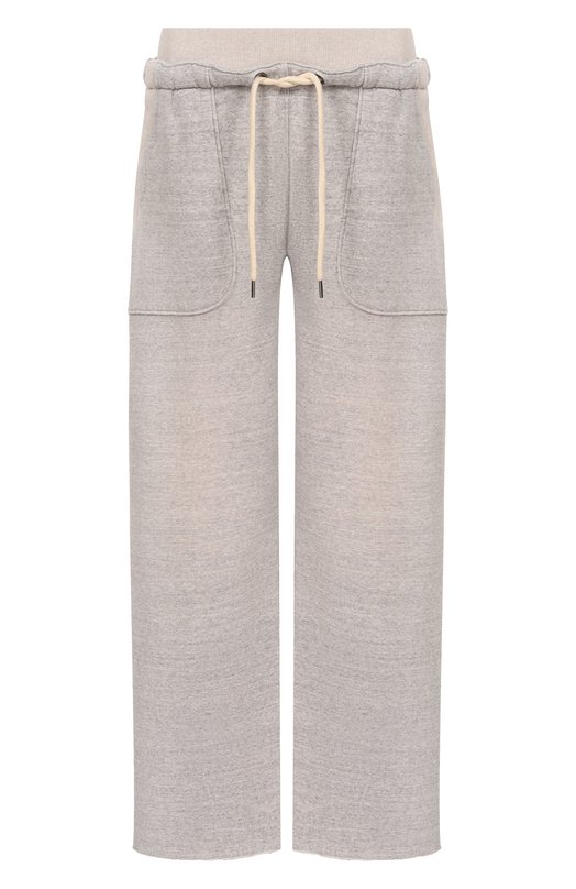 Хлопковые брюки R13 R13WK334-001BH_001 Серый R13WK334-001BH_001