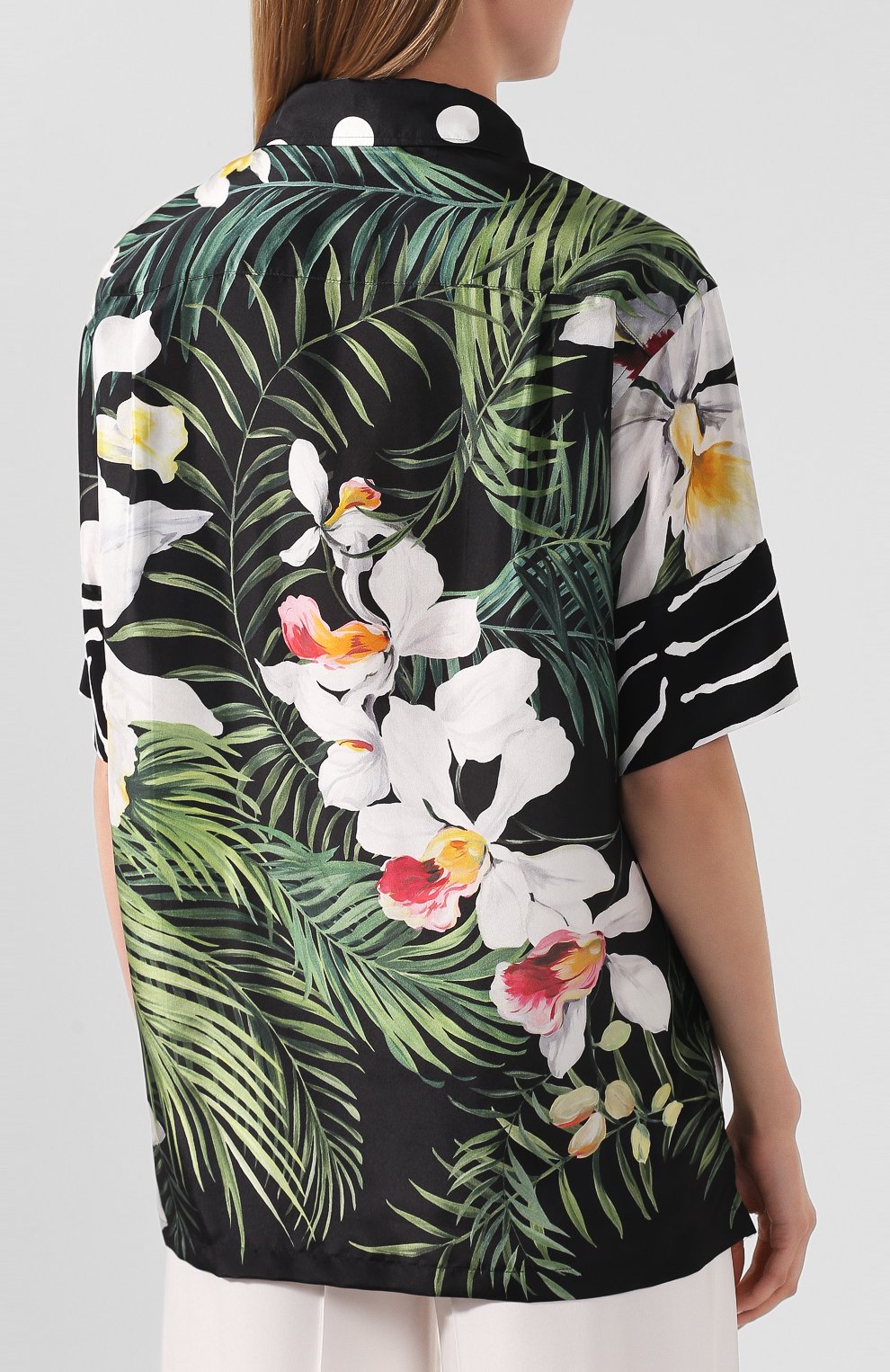 Шелковая рубашка DOLCE & GABBANA, арт. F5M75T/GDV30, фото 4