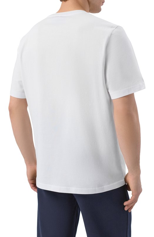 Хлопковая футболка Iceberg F027/627A Белый  F027/627A Фото 4