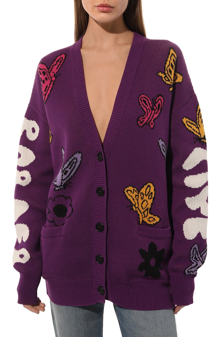 Кардиган из хлопка и шелка NERVURE, арт. 10030, фото 3