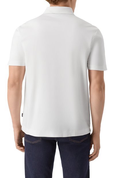 Хлопковое поло BOSS, арт. 50520297, фото 4