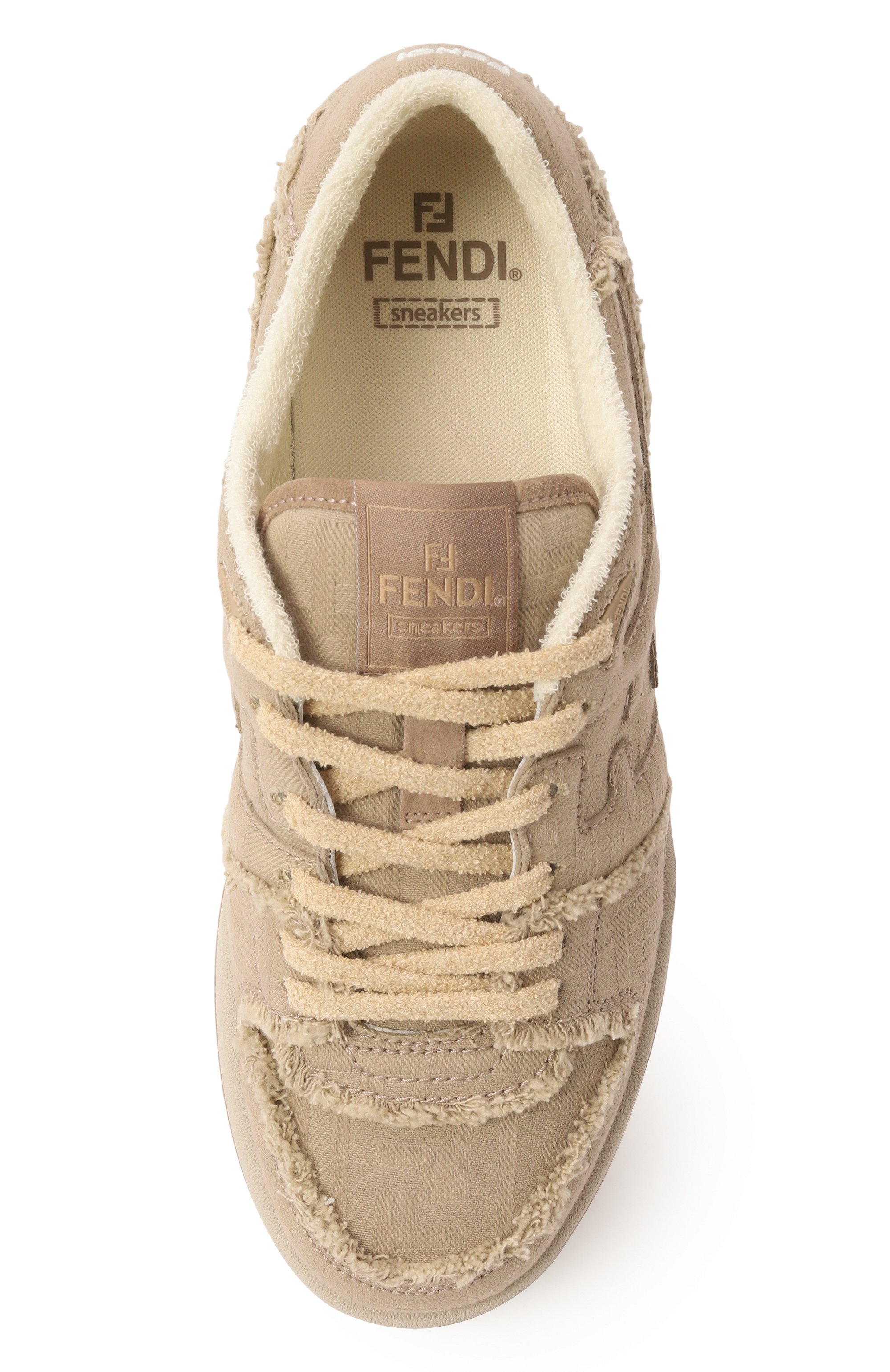 Текстильные кеды fendi match FENDI, арт. 7E1495AN8L F1LQI, фото 6