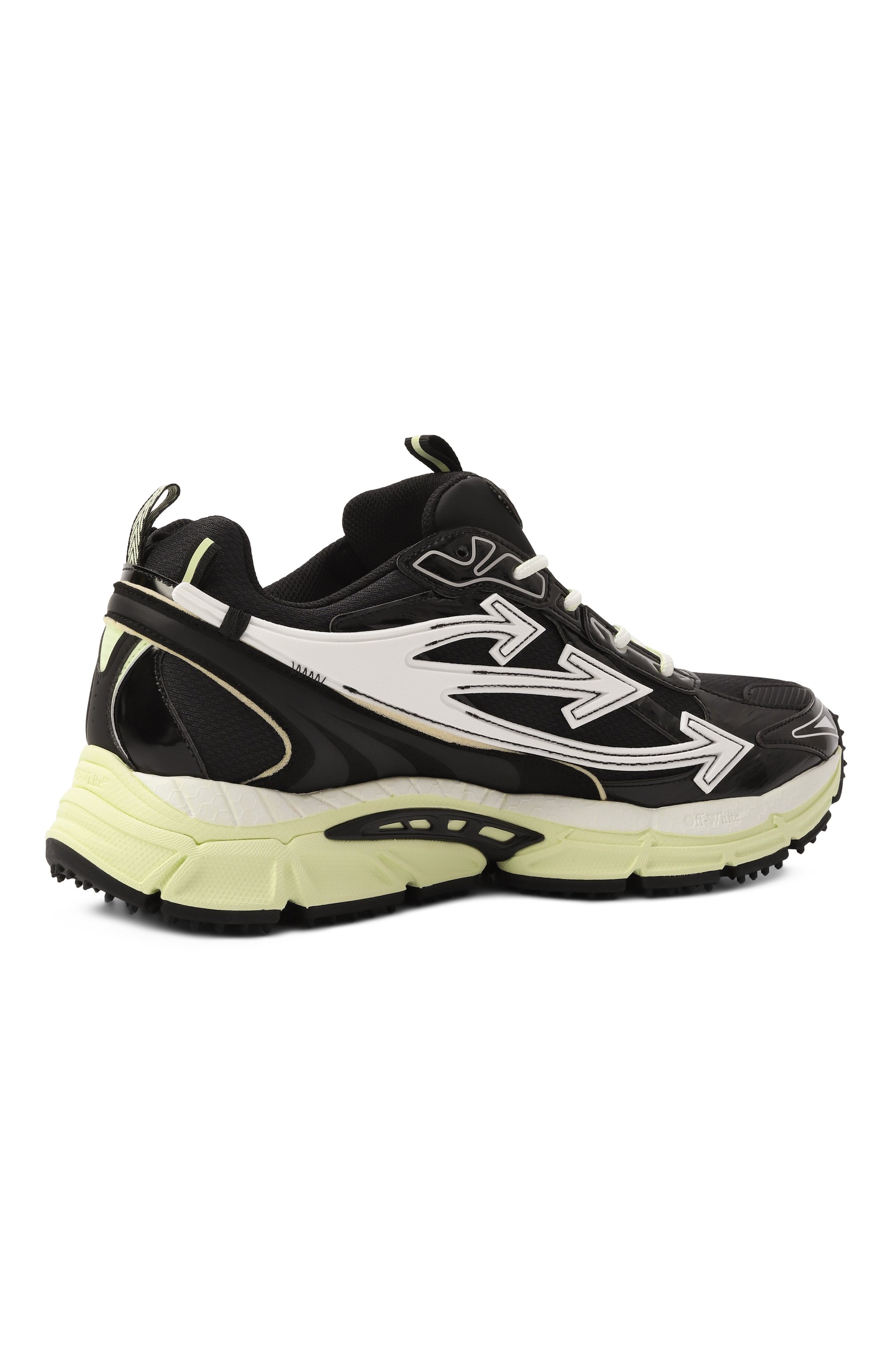 Комбинированные кроссовки be right back OFF-WHITE, арт. 0MIA295S25FAB002, фото 5