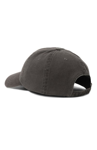 Хлопковая бейсболка PARAJUMPERS темно-серого цвета по цене 7435 руб., арт. PAACHA04, фото 3 Хлопковая бейсболка PARAJUMPERS, арт. PAACHA04, фото 3