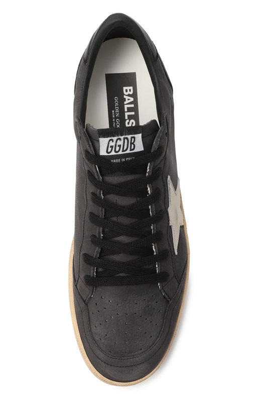 Кожаные кеды Ball Star LTD Golden Goose Deluxe Brand GMF00117.F006215 Серый  GMF00117.F006215 Фото 6