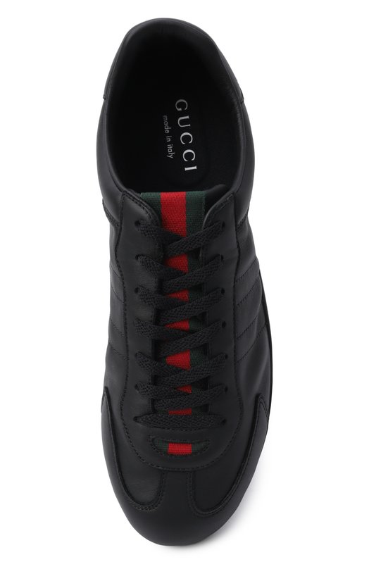 Кожаные кеды Shift Gucci 857018/AAFUH Чёрный  857018/AAFUH Фото 5