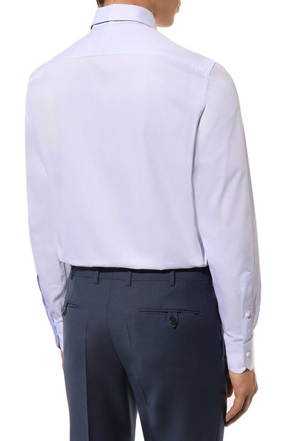 Хлопковая сорочка ZEGNA, арт. 701033A7/9MS0JI, фото 5