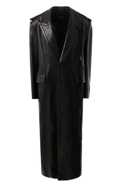 Женский кожаный плащ ANN DEMEULEMEESTER, арт. 2402-W-C025-L-LT137-099