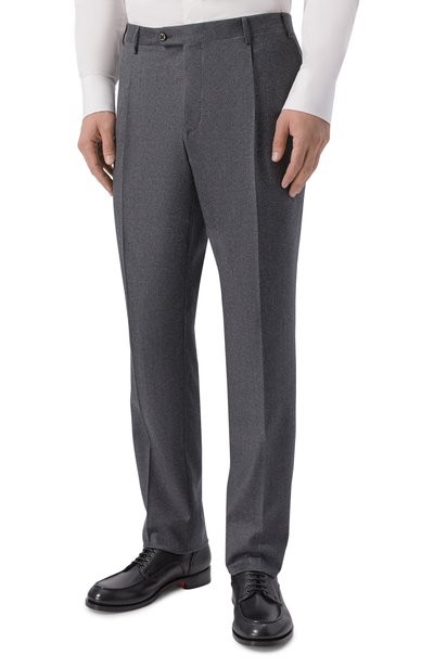 Шерстяные брюки CORNELIANI темно-серого цвета по цене 56450 руб., арт. 285B03/2A18581, фото 3 Шерстяные брюки CORNELIANI, арт. 285B03/2A18581, фото 3