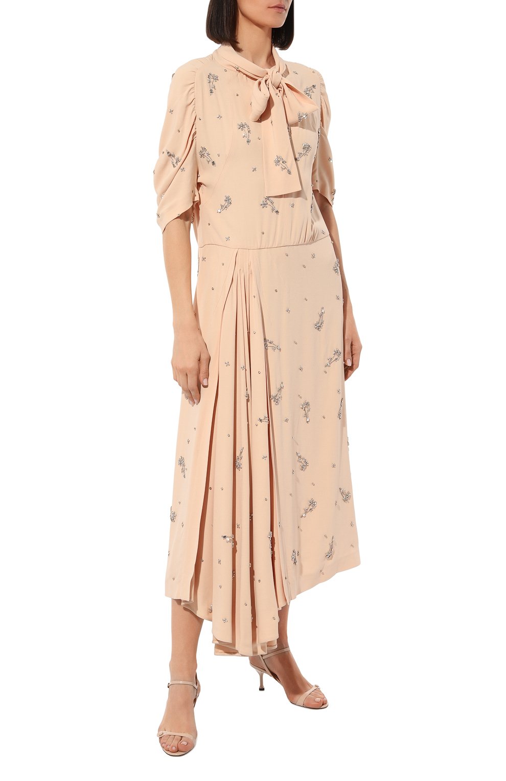 Платье с отделкой стразами PRADA, арт. P36S3R-1R14-F0924-182, фото 2