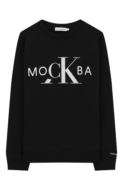 Хлопковый свитшот CALVIN KLEIN JEANS, арт. IU0IU00112, фото 1