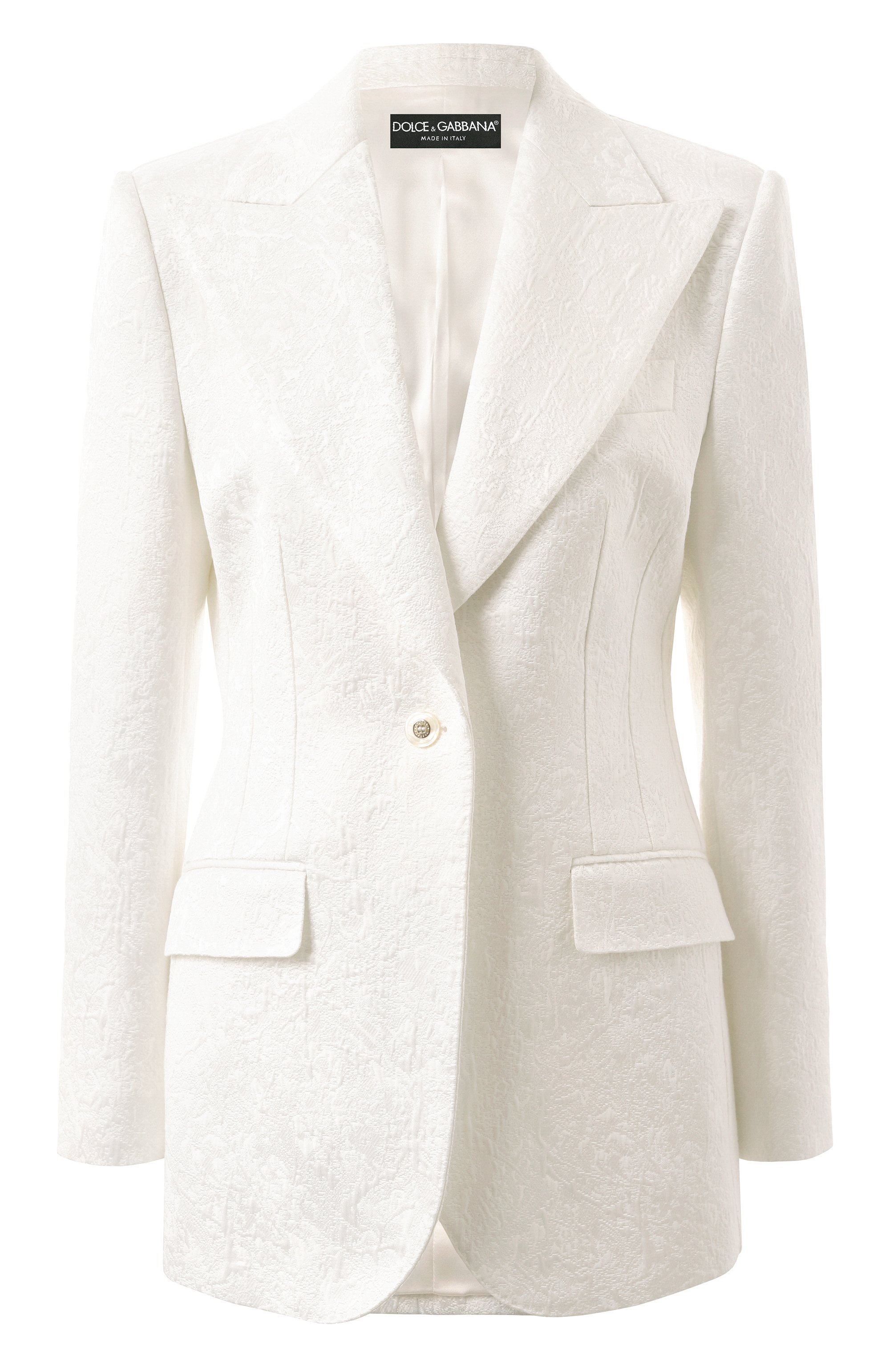 Жакет из хлопка и вискоз�ы DOLCE & GABBANA, арт. F29UCT/FJTBV, фото 1