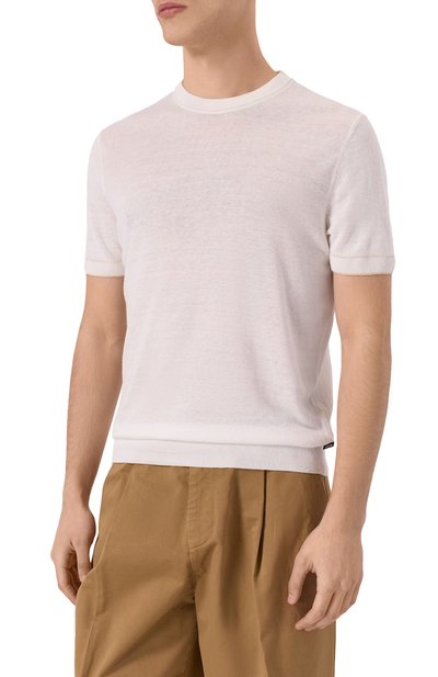 Джемпер изо льна и вискозы BOSS, арт. 50537639, фото 3